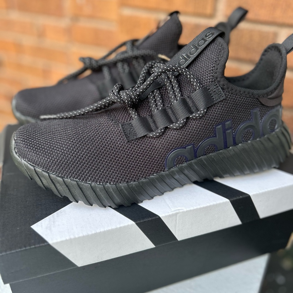 Adidas Mens Charcoal Black Sneakers